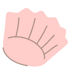 Animated cupcake on the background